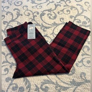 Coldwater Creek red plaid pants size 18